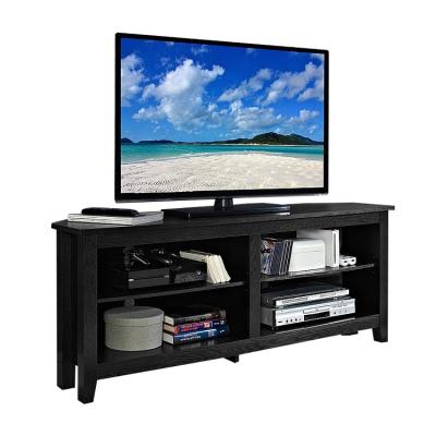 China Easy Installation Modern Corner TV Cabinet TV Stand Table Wooden TV Stand Furniture Living Room Wood Stand With Shelf for sale