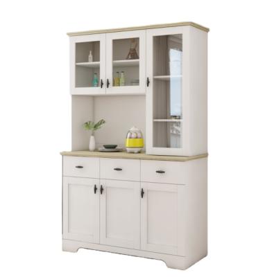 China Durable Home Furniture Classic Closet Storage Cabinet With Glass Door With Wooden Frame for sale