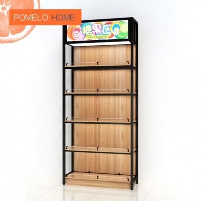 China Single-sided Pomelohome Nakajima Supermarket Display Stand Shelf for sale