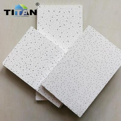 China Artistic Mineral Ceilings USG Fiber Ceiling Panel Price , Acoustic Mineral Fiber Plate for sale