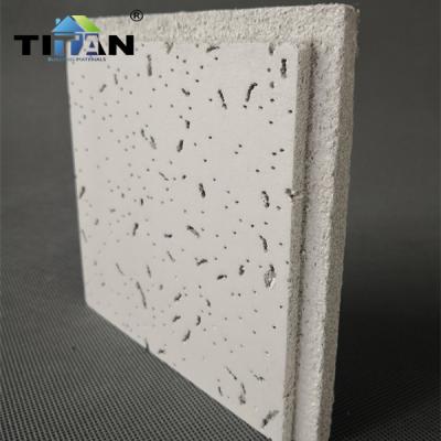 China Artistic Acoustic Suspended Mineral Ceilings 12mm Fiber Ceiling Panel for sale