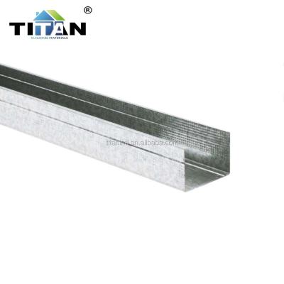 China TITAN Traditional Steel C Profiles Shaped Wall Metal Studs Supplier for sale