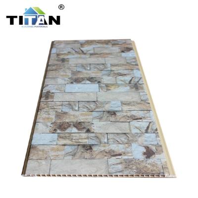 China Artistic Ceilings PVC Ceiling Tiles 8mm Plastic Ceiling PVC Laminated Wood PVC Panels for sale