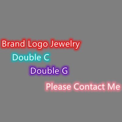 China CLASSIC Famous Brand Designer Letter G cc Necklace Women Crystal Rhinestone Luxury Hoop Earrings for sale