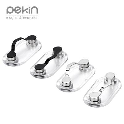 China Industrial Strong Magnetic Materials Neodymium Magnetic Glass Holder Clip Clip Glass Holder for sale