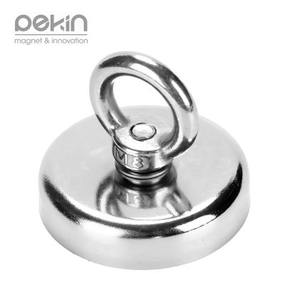 China Wholesale Custom Strong Industrial Magnet Pekin N52 Magnet Fishing Kit Magnetic Fishing Set (Diameter 75mm) for sale