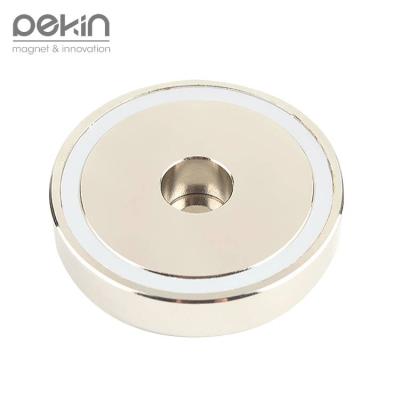 China Wholesale High Quality Industrial Magnet Pekin Pot Magnet Round Low Permanent NdFeB Countersunk Industrial Magnets for sale