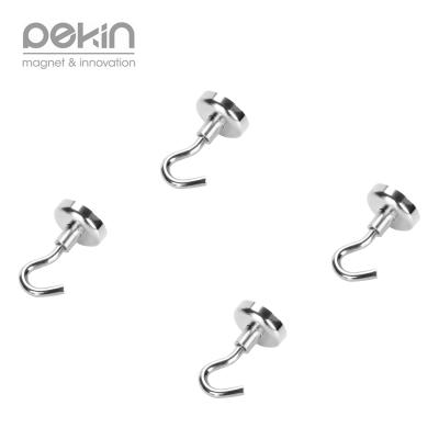 China Industrial Design H12 Neodymium Magnet Strong Magnetic Holder Hook 2021 New Magnet Pekin for sale