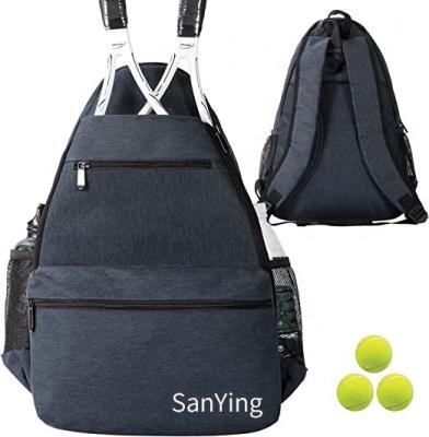 China Padel Sports Bag Tennis Backpack Tennis Bag Storage Holds Large 2 Rackets and Necessities with Tennis Pickleball Racketball for sale