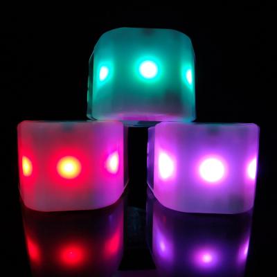 China ABS case+PVC strip new product party supply 2.4G DMX 512 controller RGB led bracelet DMX bracelet for sale