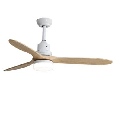 China With 52 Inch Blades Mountain Light Wood Air Outdoor Decorative Ceiling Fan With 5LED Lights Remote Living Room Chandelier With Fan for sale