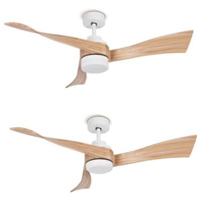 China With 52 Inch Blades Mountain Light Wood Air Outdoor Decorative Ceiling Fan With 5LED Lights Remote Living Room Chandelier With Fan for sale