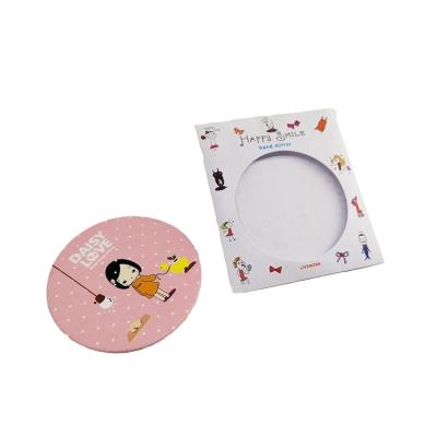 China Custom Printed Personalized Portable Fashion Pocket Keepsake Girls Mirror Wholesale for sale