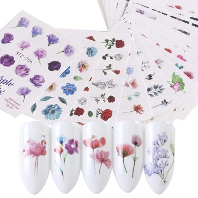 China Factory Price Non-Toxic New Fashion Custom Design Decoration 3d Nail Art Stickers for sale