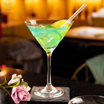 China Restaurants Appliance Tall Modern Martini Tall Glasses and Single Long Stem Crystal Glass 200ml for sale