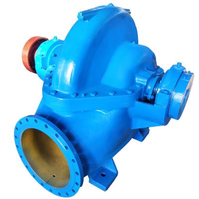 China Double Case Commercial High Pressure Horizontal Split Pump Buildings Suction Pump Industrial Flow Water Pump Large for sale