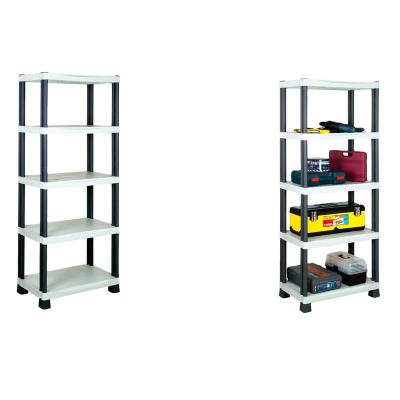 China GD3179 3-5layers Storage Rack Shelf Warehouse Shelf Heavy Duty Double Sided Plastic Supermarket Shelf For Groceries And Fruits for sale