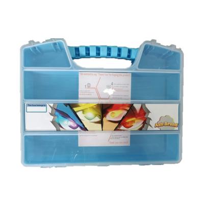 China Eco-Friendly Logo Custom Color Assorted Storage Parts Organizer Case Plastic Box With Adjustable Dividers for sale