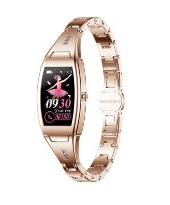 China Automatic Date Women Watch Android IOS Sports Wristband Heart Rate Fitness Tracker Ladies Smart Custom Watch for sale