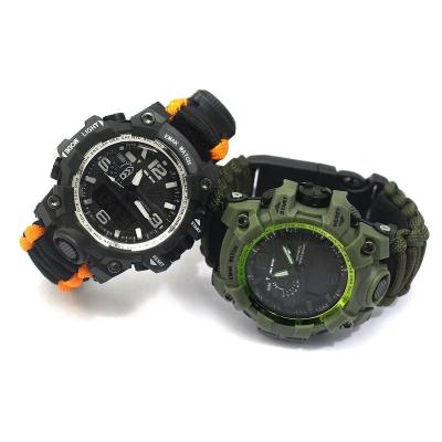 China Automatic Date Outdoor Sports Waterproof Men's Watch Emergency Watch Electronic Survival Watch for sale