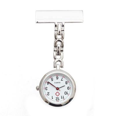 China Luminous Alloy Case Hands Quartz Nurses Breast Pendant Pocket Watch for sale