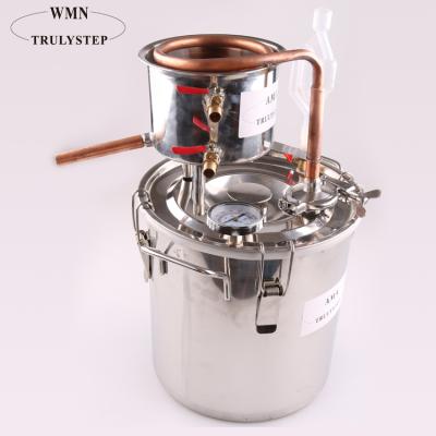 China 70L Factory Winemaking Kits Water Distiller Copper Moonshine Still for sale