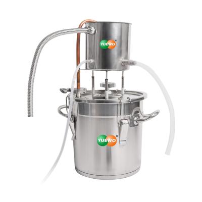 China Factory Illegal Alcohol Breathalyzer Kit 5Gal/20Liters Thick Bottom Alcohol Still Distill Machine for sale