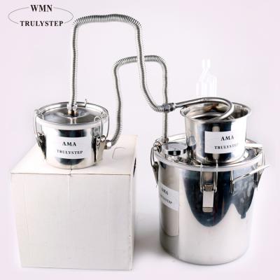 China Factory Spitits Still Boiler Kits 3Pots 20L Alcohol Distiller Steel Moonshine for sale