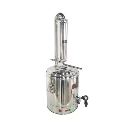 China Factory 10 L Small Home Using Rose Essential Oil Distiller 304 Stainless Steel Mini Moonshine Still Essential Oil Distiller for sale