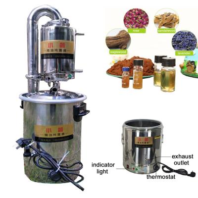 China 10L Small Factory House Using Essential Oil Distiller Household Distiller Apparatus for sale