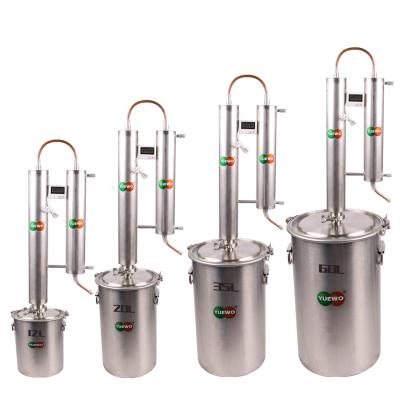 China 20L Plant Essential Oil Distillation Machine Alkol Distiller Beer Brewing System for sale