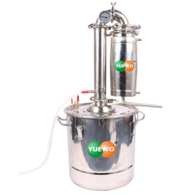 China Factory DIY 20L Double Layer Distillation Water Distiller Moonshine Still Making Wine Kits for sale