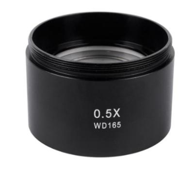 China Microscope Accessories 1.5X 0.5X 0.7X 0.75X Auxiliary Objective Barlow Lens For Stereo Microscope zu verkaufen