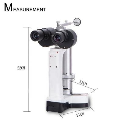 China 2020 optical and ophthalmic handheld LED portable Slit lamp microscope for sale