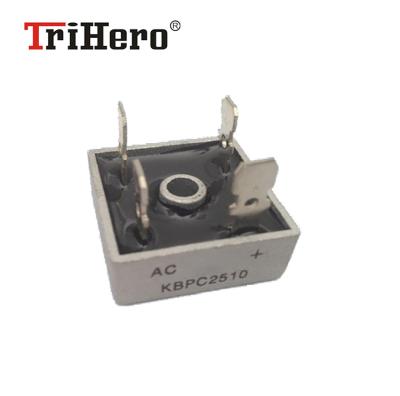 China Trihero KBPC2510 28*28*22mm Single Phase Bridge Rectifier for sale