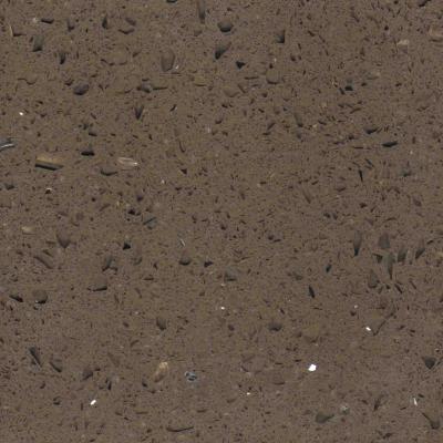 China Antique Brown Mirror Quartz stone Slab Flooring for kitchen / bathroom for sale