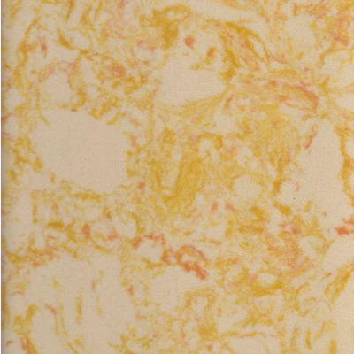 China Shopping Center , Train Station Composite Marble countertops , starlight yellow for sale