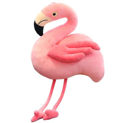 China Cute Flamingo Stuffed Plush Doll Toys Eco-Friendly Material Rose Red Long Neck Leg For Kids Gifts 25cm Swan Bird Plushies for sale