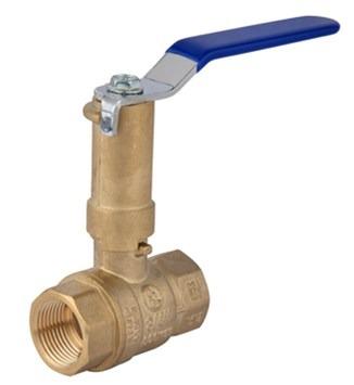 China NPT Full Brass Brass Forged Port Brass Ball Valve With A Stem Extension Kit for sale