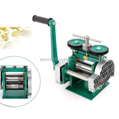 China Easy Operation Mini Hand Operated Jewelry Tools Gold Silver Wire and Foil Rolling Mill Jewelry Tablet Press Machine for sale