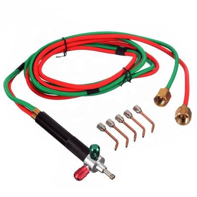 China Oxygen Acetylene Welding Gun Jewelry Welding Gun Mini Blow Torch High Temperature Easy Gas Torch Small Operation Kit for sale