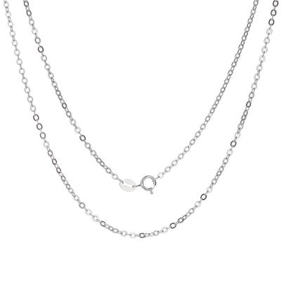 China CLASSIC Hot Sale Solid Sterling Silver Pure Silver Reticulation Cable Chain Necklace 925 Italian O Chain for sale