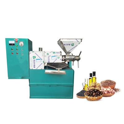 China High oil yield efficiency 120 fully automatic spiral oil press maker, can squeeze a variety of oils for sale