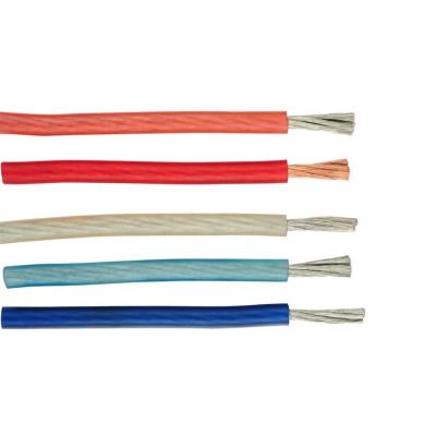 China Huxi-Cable Solid/Underground Frost/Copper/OFC/CCA 2 Conductor Gauge Car Power Audio Power Wire Tinned Per Clear Jacket for sale