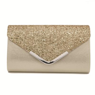 China 2021 Amazon Lady Fashion PU Sequins Dinner Bag Makeup Bag Evening Clutch Clutch Handbag for sale