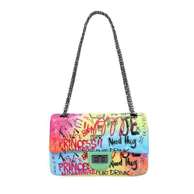 China New fashion hot sale graffiti bag fashion Chiyo side bags for girls shoulder bag below shoulder bag purse in stock for sale