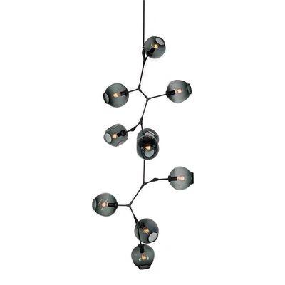 China Modern Nordic Modern Chandelier Can Be Customized Vertical Glass Molecular Lamp Long Hanging Lamp for sale