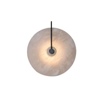 China Nordic modern living room jade marble bedside wall lamp corridor background wall aisle wall lamp for sale