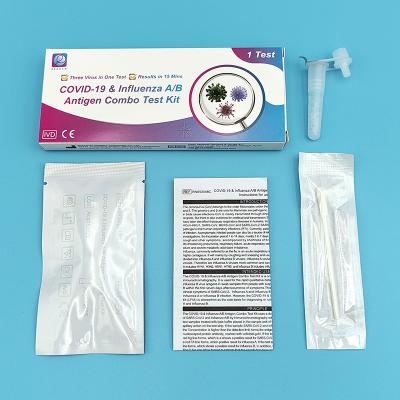 China 15 Minuten SARS-CoV-2 & Influenza A&B Test Cassette Schnelle genaue Diagnose zu verkaufen