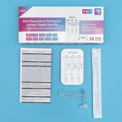 China REAGEN Rapid Test Kit for 9 Respiratory Pathogens Using Human Nasal Swab zu verkaufen